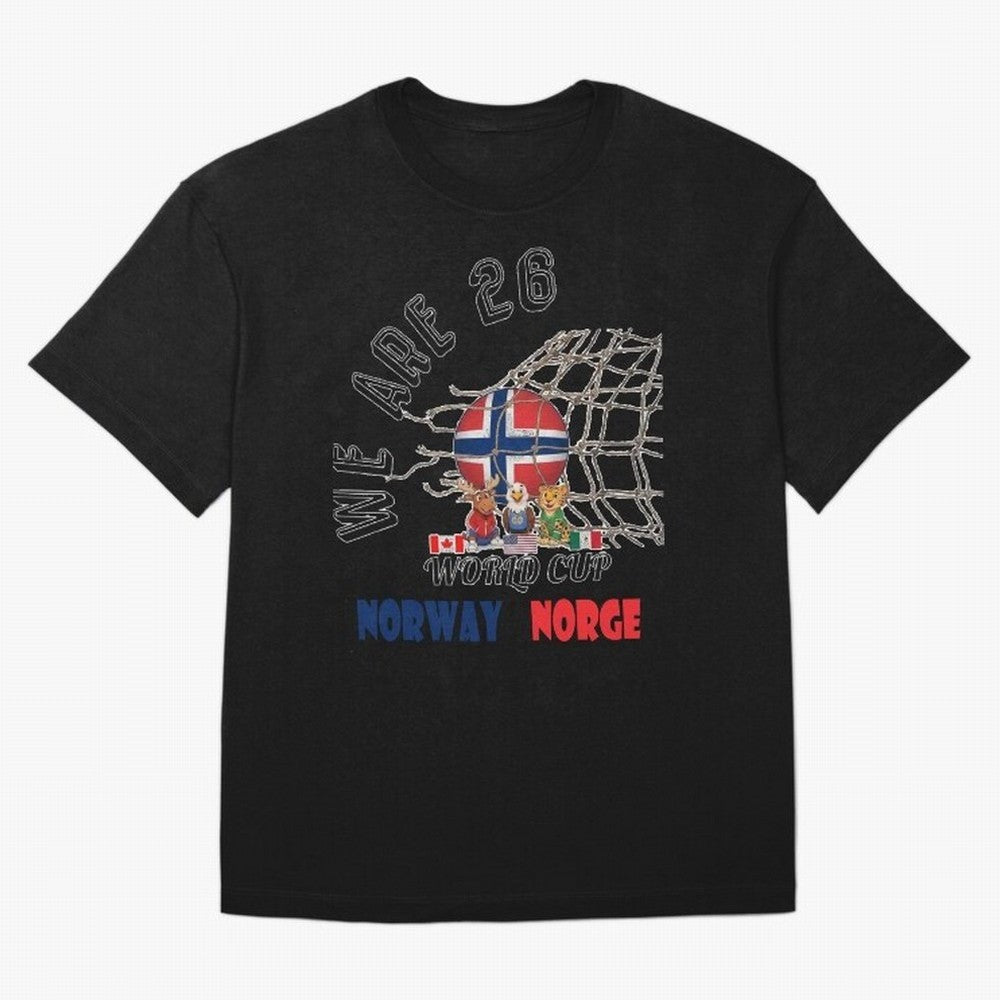 World cup 26 - Norway Classic T-Shirt Join the Countdown to the FIFA World Cup 2026 Journey through Mbappe and Neymar Highlights, France and Portugal Pride, Sports Nostalgia, International Competition, Famous Players and Unforgettable Victories;