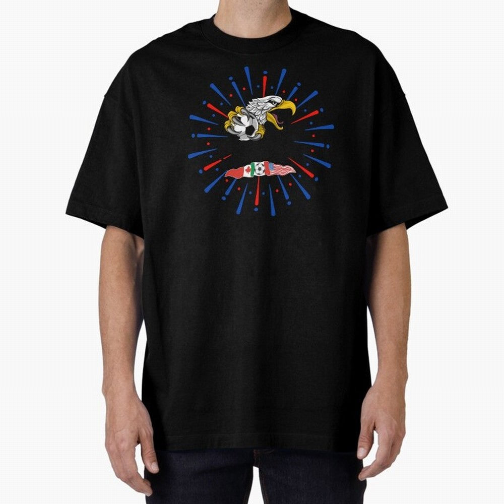 USA WC 2026 Classic T-Shirt Bring a Vintage Feel to FIFA World Cup 2026 for Fans of Messi and Cristiano Ronaldo and Spain, Bringing Fan Favorite Moments, National Team Passion, Big Match Drama and Soccer History; Ideal for Football Dads, Football