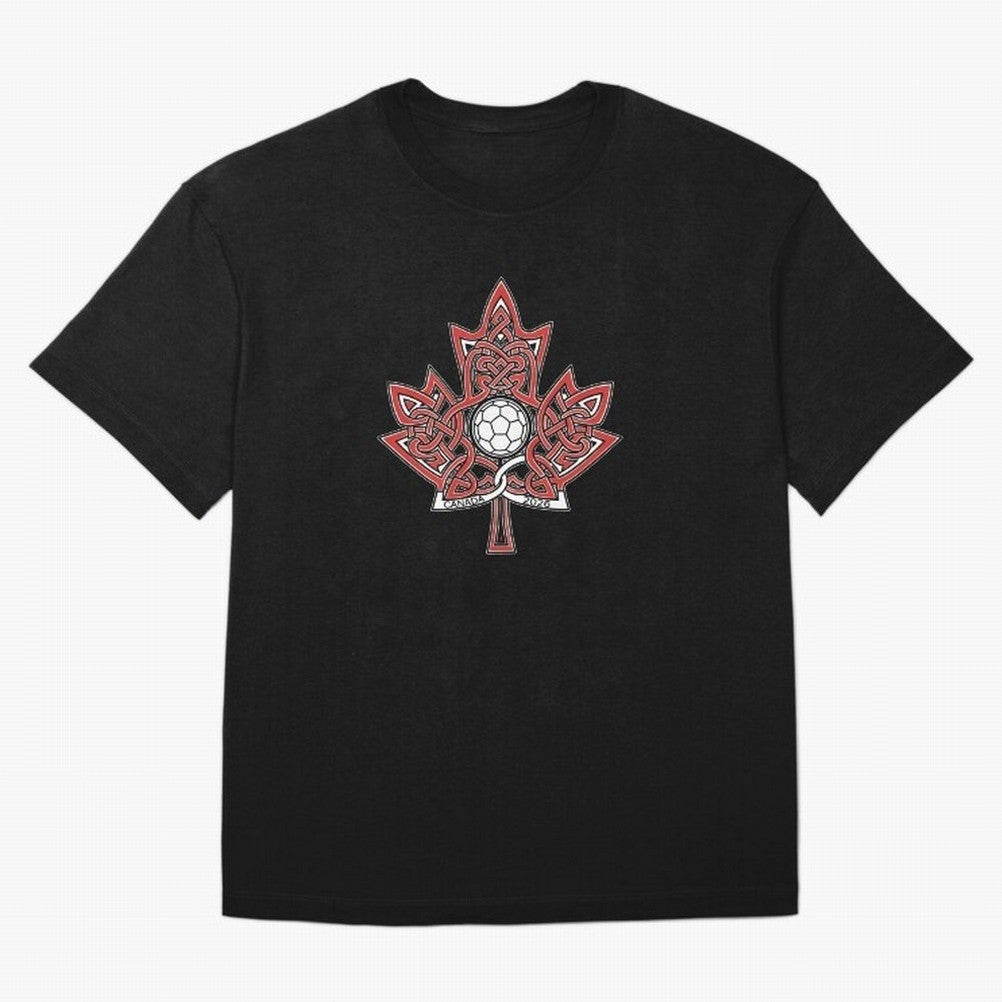 Interwoven Maple Leaf Canada Soccer 2026 T-Shirt_83135197 Classic T-Shirt Celebrate Classic Football Spirit in FIFA World Cup 2026 Group Stage Spirit, Driven by England and Germany, Haaland, Football Festival Excitement, Trophy Ambitions, Country