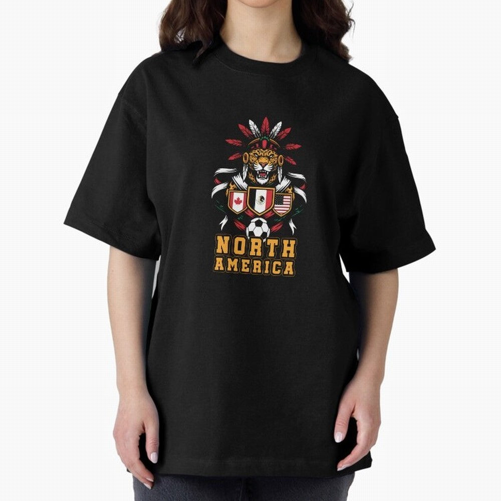North America Jaguar Spirit Cup 2026 T-Shirt_82737634 Classic T-Shirt Experience the Global Stage of FIFA World Cup 2026 USA Canada Mexico Capturing Neymar, Portugal Energy, Football History, Final Match Energy, Crowd Noise and Once in a Lifetime