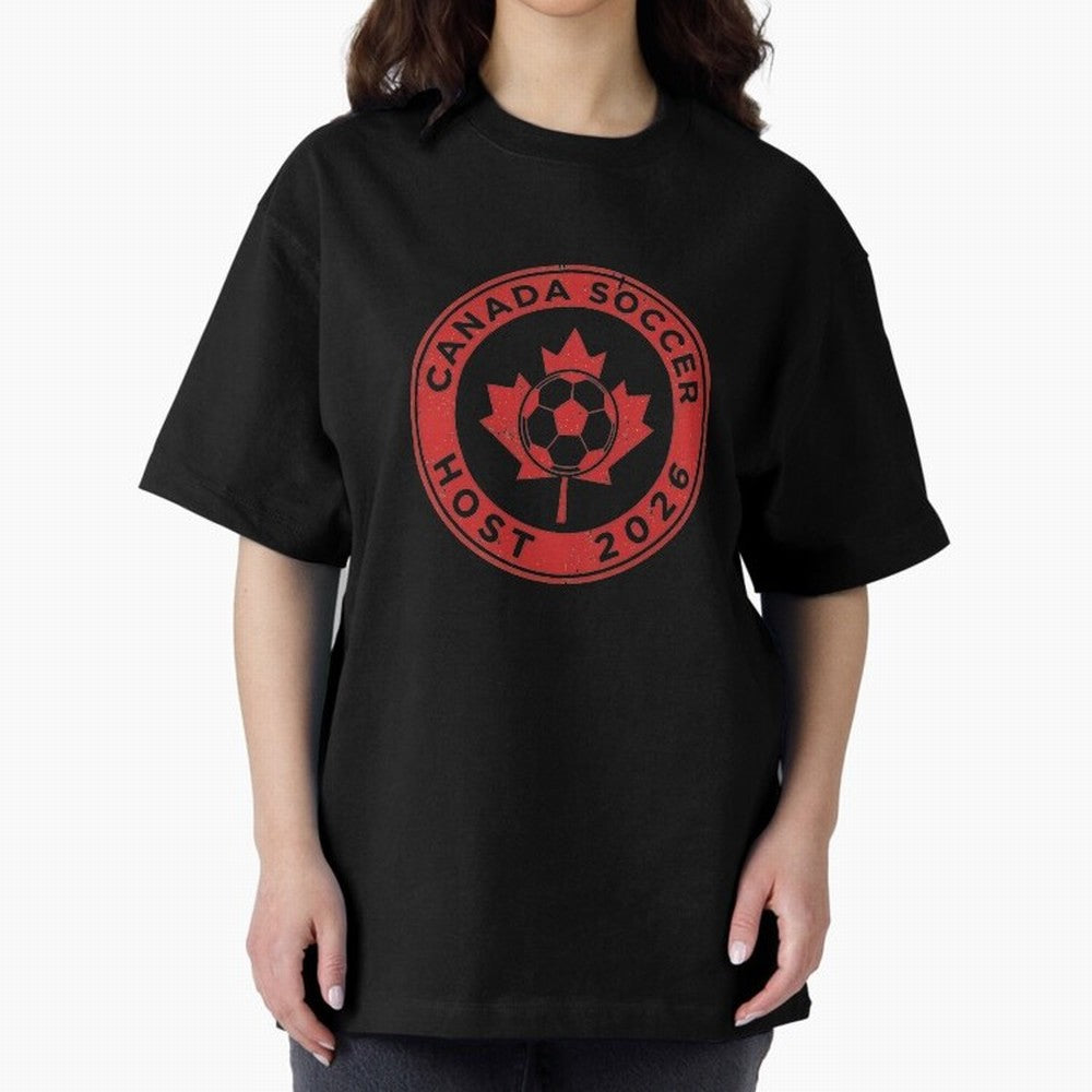 Canada Soccer Host 2026 Emblem Design T-Shirt_83133385 Classic T-Shirt Enjoy the FIFA World Cup 2026 USA Canada Mexico Journey through CR7 Highlights, Argentina Pride, Worldwide Fan Energy, Dramatic Goals, Stadium Lights and Championship