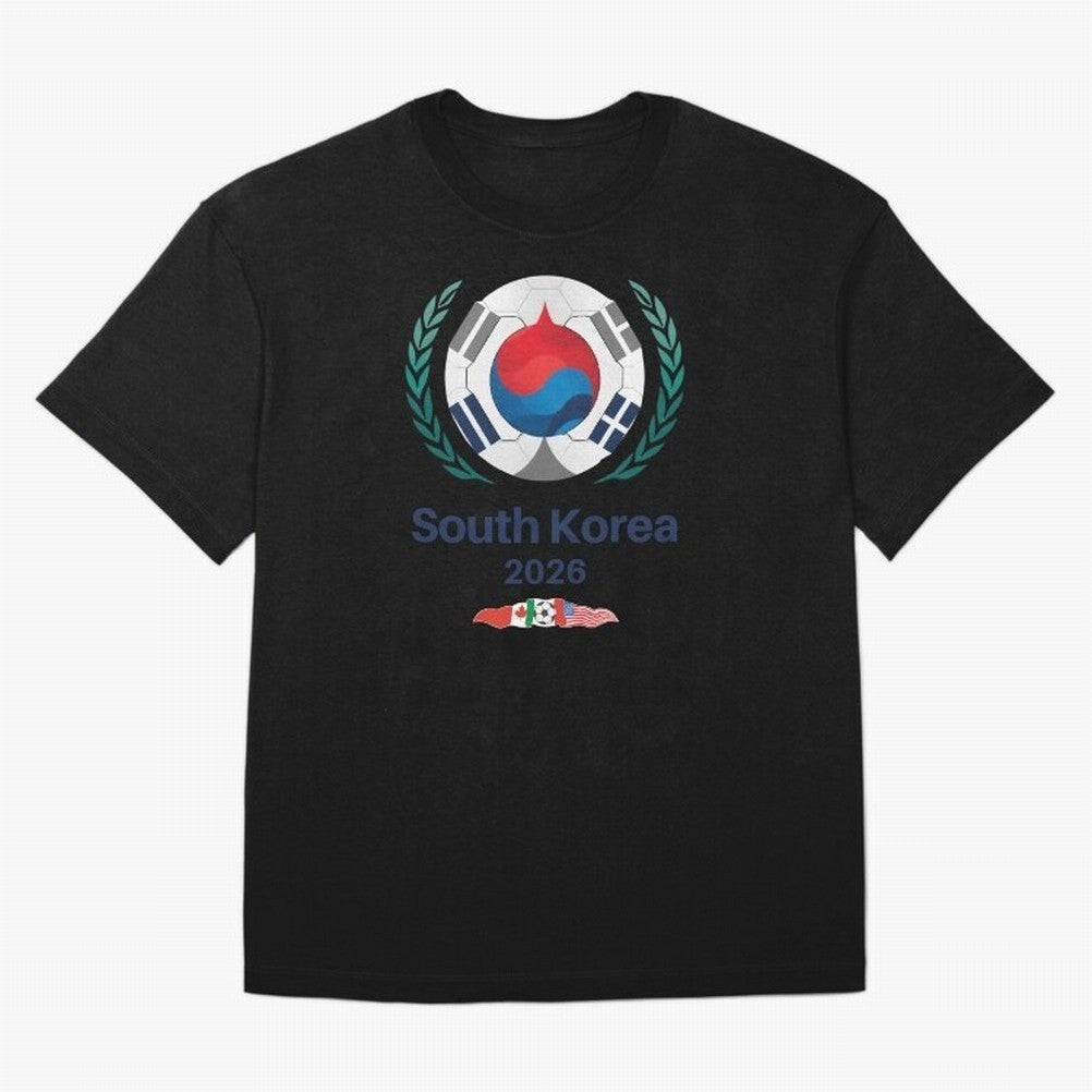 South Korea 2026 Classic T-Shirt Support FIFA World Cup 2026 Celebrating CR7 and Messi, Brazil, Portugal and Argentina Energy, Worldwide Fan Energy, Dramatic Goals, Stadium Lights and Championship Celebrations; Ideal for Passionate Fans Who Love