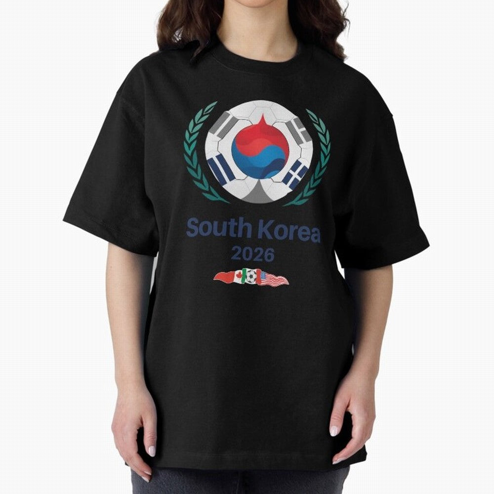 South Korea 2026 Classic T-Shirt Support FIFA World Cup 2026 Celebrating CR7 and Messi, Brazil, Portugal and Argentina Energy, Worldwide Fan Energy, Dramatic Goals, Stadium Lights and Championship Celebrations; Ideal for Passionate Fans Who Love