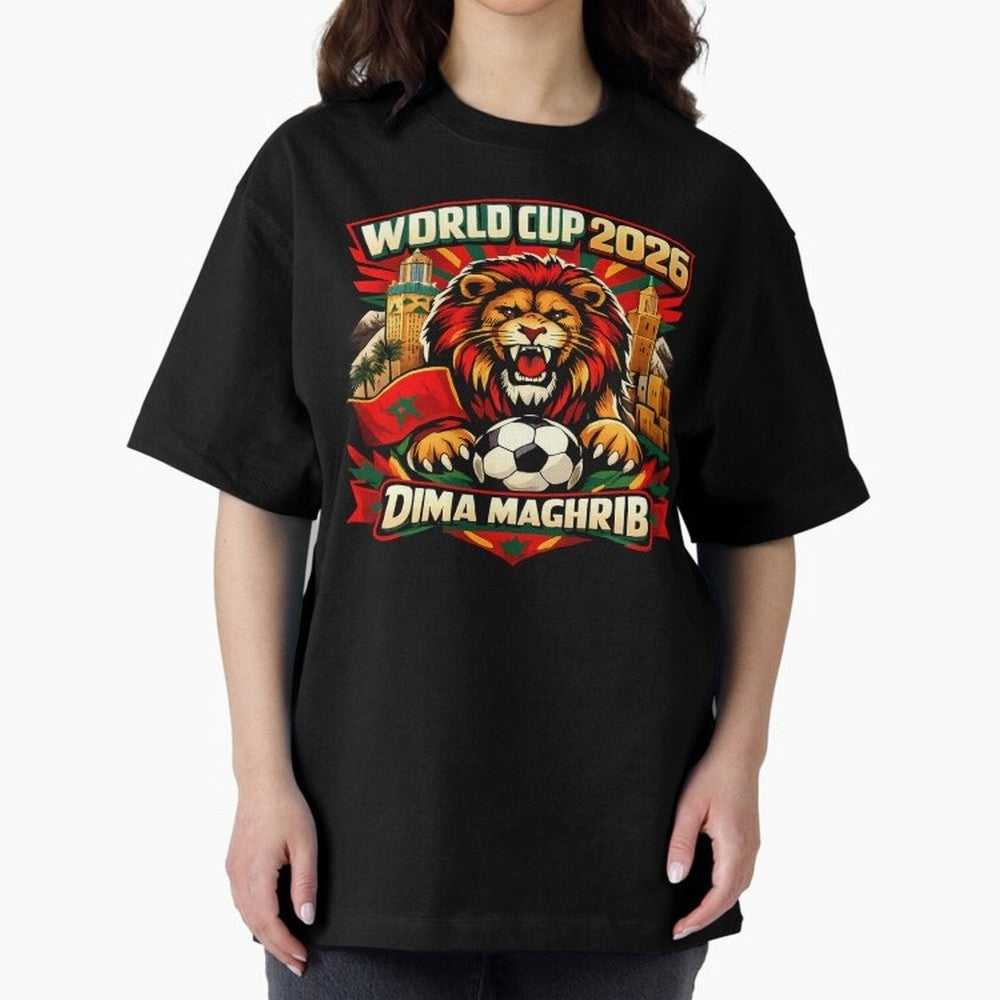 World Cup 2026, Dima Maghrib, June 13, 2026, We Are Morocco, Go Morocco, Morocco vs Brazil, Morocco World Cup 2026, World Morocco, Maghrib Classic T-Shirt Build Global Football Passion for FIFA World Cup 2026 Group Stage, with Messi, Neymar and