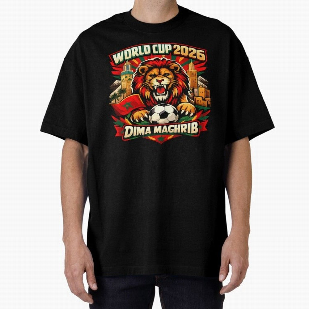 World Cup 2026, Dima Maghrib, June 13, 2026, We Are Morocco, Go Morocco, Morocco vs Brazil, Morocco World Cup 2026, World Morocco, Maghrib Classic T-Shirt Build Global Football Passion for FIFA World Cup 2026 Group Stage, with Messi, Neymar and
