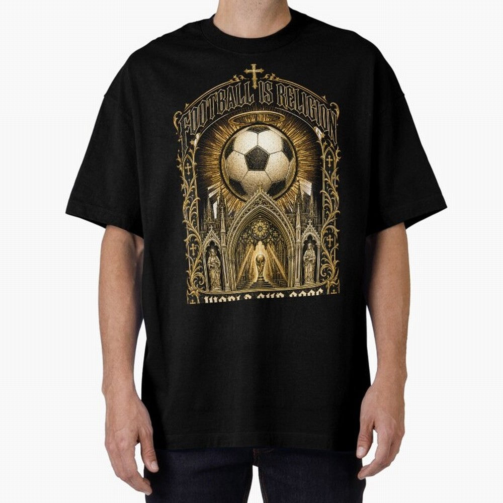Football Is Religion World Cup 2026 Soccer T-Shirt Classic T-Shirt Make Your Look Match Match Day Hype around FIFA World Cup 2026 USA Canada Mexico, Haaland, Netherlands, Football History, Final Match Energy, Crowd Noise and Once in a Lifetime