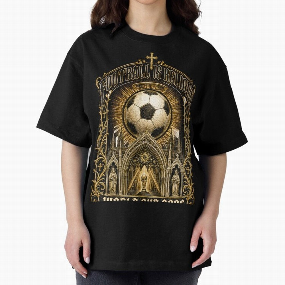 Football Is Religion World Cup 2026 Soccer T-Shirt Classic T-Shirt Make Your Look Match Match Day Hype around FIFA World Cup 2026 USA Canada Mexico, Haaland, Netherlands, Football History, Final Match Energy, Crowd Noise and Once in a Lifetime