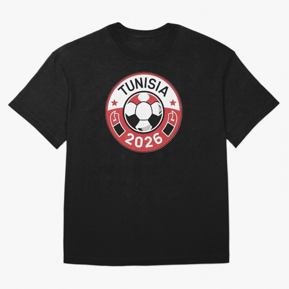 Tunisia WC 2026 Classic T-Shirt Make Your Look Match FIFA World Cup 2026 Group Stage Spirit, Inspired by Argentina, Haaland, Vintage Soccer Flavor, Modern Football Stars, National Flags and Final Night Emotion; Great for Watch Parties, Sports Bars,