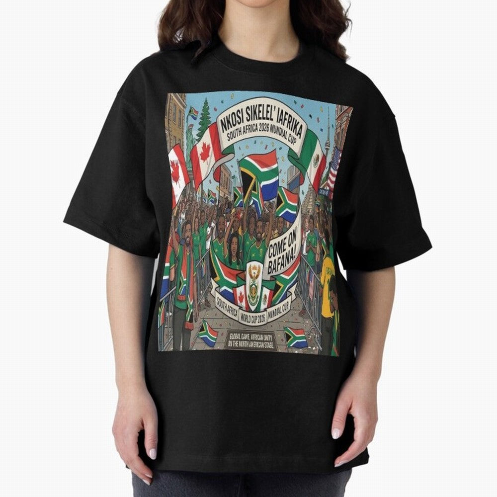 Soiuth Africa Classic T-Shirt Show Championship Spirit for Match Day Hype around FIFA World Cup 2026, Messi, CR7 and Mbappe, Germany, Classic Soccer Heritage, Championship Pressure, Fan Loyalty and International Pride; Great for Watch Parties,