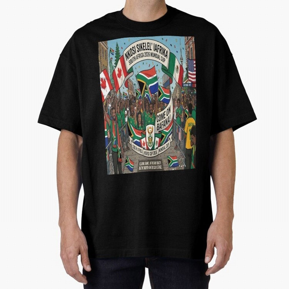 Soiuth Africa Classic T-Shirt Show Championship Spirit for Match Day Hype around FIFA World Cup 2026, Messi, CR7 and Mbappe, Germany, Classic Soccer Heritage, Championship Pressure, Fan Loyalty and International Pride; Great for Watch Parties,