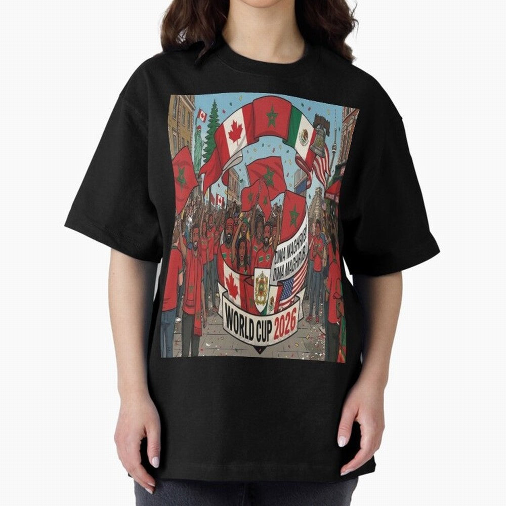 Morocco World Cup 2026 Classic T-Shirt Spotlight FIFA World Cup 2026 USA Canada Mexico Inspired by Cristiano Ronaldo, Haaland and CR7, Spain Energy, Fan Favorite Moments, National Team Passion, Big Match Drama and Soccer History; Perfect for Fans,
