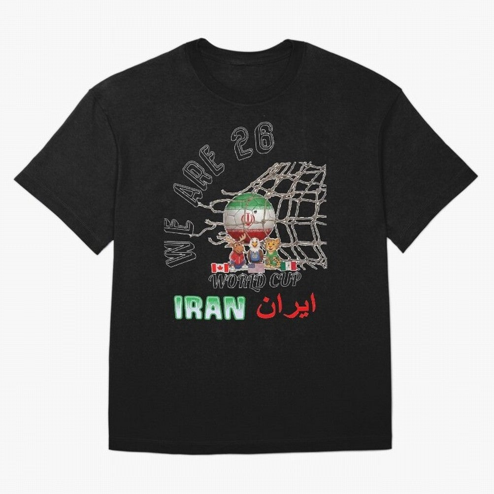 World cup 26 - Iran Classic T-Shirt Show Your Tournament Heart for the FIFA World Cup 2026 Journey through Mbappe Highlights, Spain Pride, Worldwide Fan Energy, Dramatic Goals, Stadium Lights and Championship Celebrations; Ideal for Football Dads,