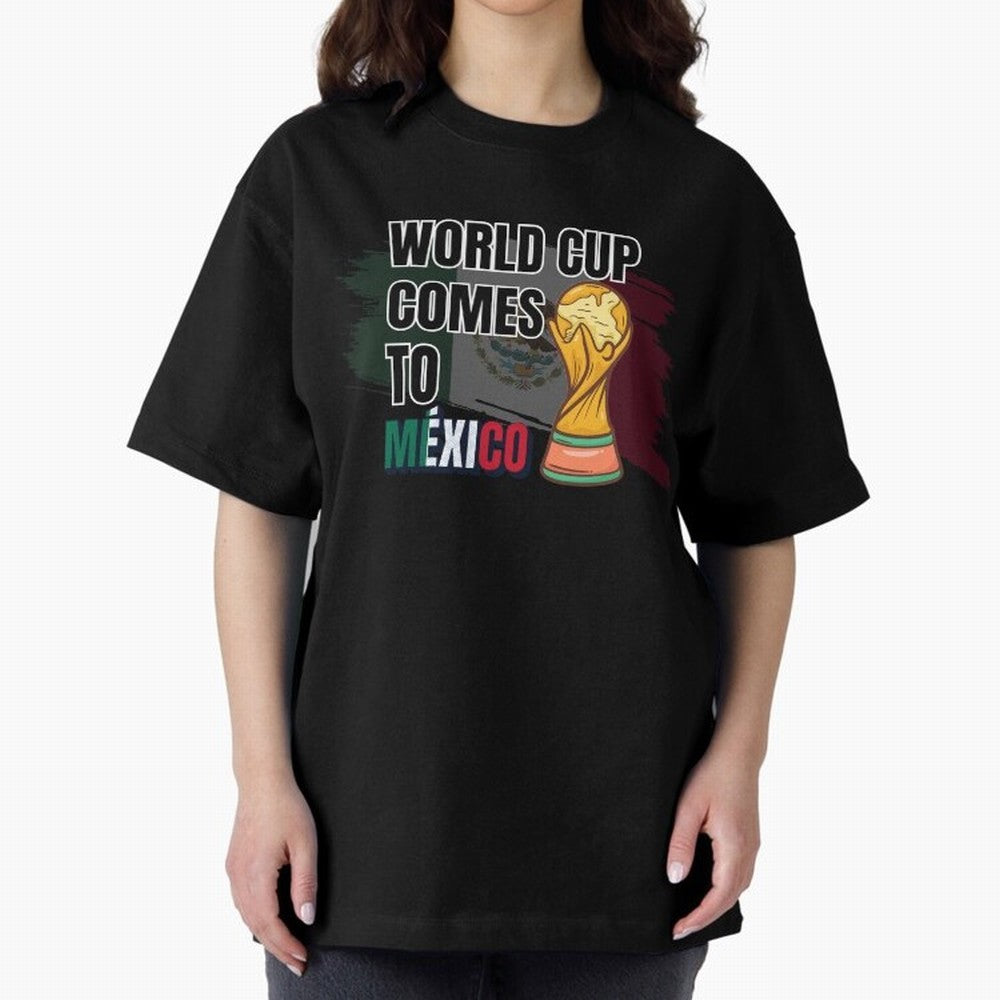World Cup comes to Mexico Classic T-Shirt Share the Excitement of Match Day Hype around FIFA World Cup 2026 Group Stage, Cristiano Ronaldo, Argentina and Brazil, Retro Football Energy, Iconic Rivalries, Trophy Chase Drama and Stadium Atmosphere;