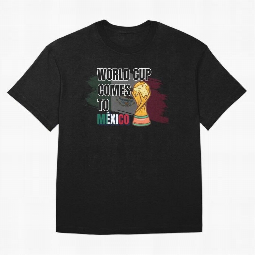 World Cup comes to Mexico Classic T-Shirt Share the Excitement of Match Day Hype around FIFA World Cup 2026 Group Stage, Cristiano Ronaldo, Argentina and Brazil, Retro Football Energy, Iconic Rivalries, Trophy Chase Drama and Stadium Atmosphere;