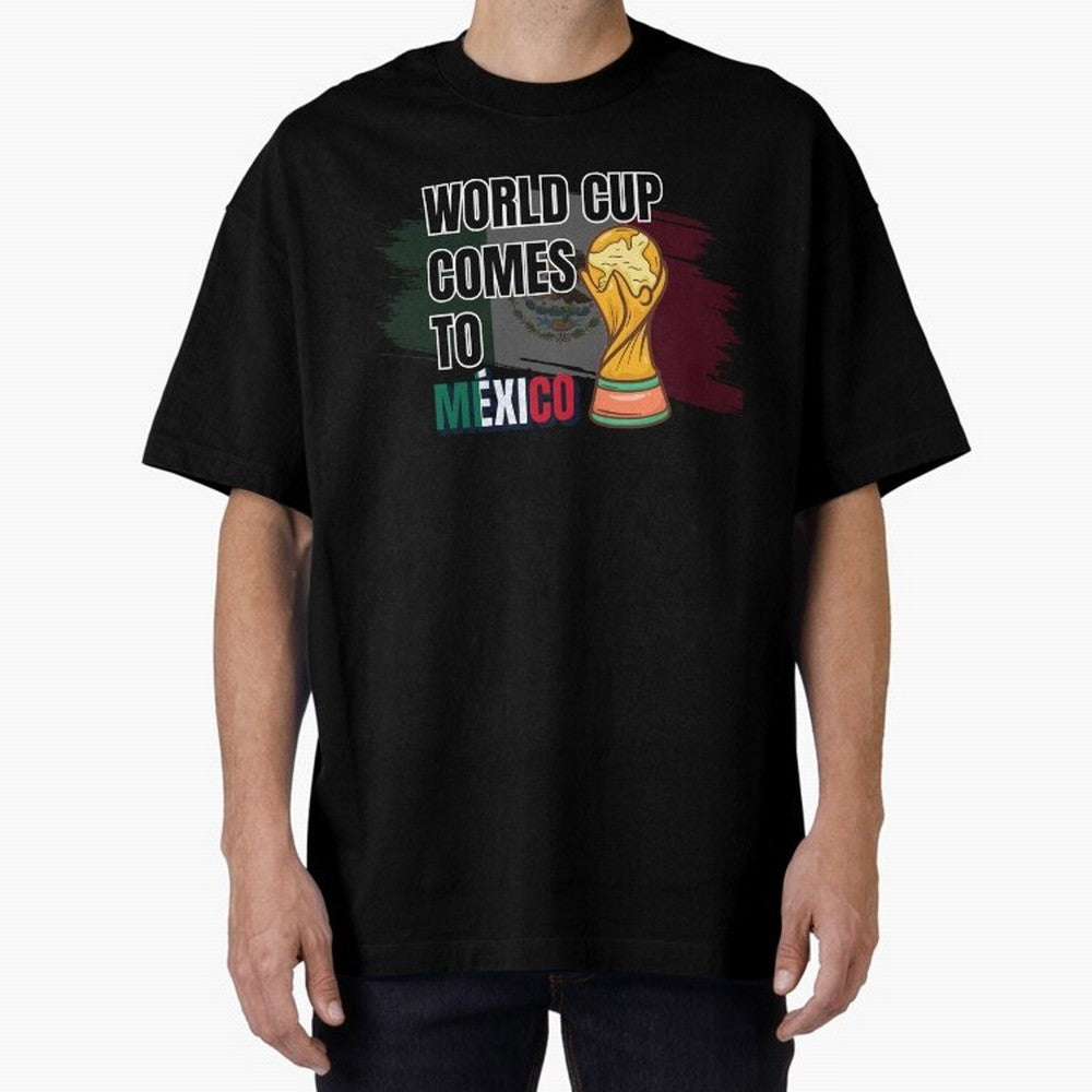 World Cup comes to Mexico Classic T-Shirt Share the Excitement of Match Day Hype around FIFA World Cup 2026 Group Stage, Cristiano Ronaldo, Argentina and Brazil, Retro Football Energy, Iconic Rivalries, Trophy Chase Drama and Stadium Atmosphere;