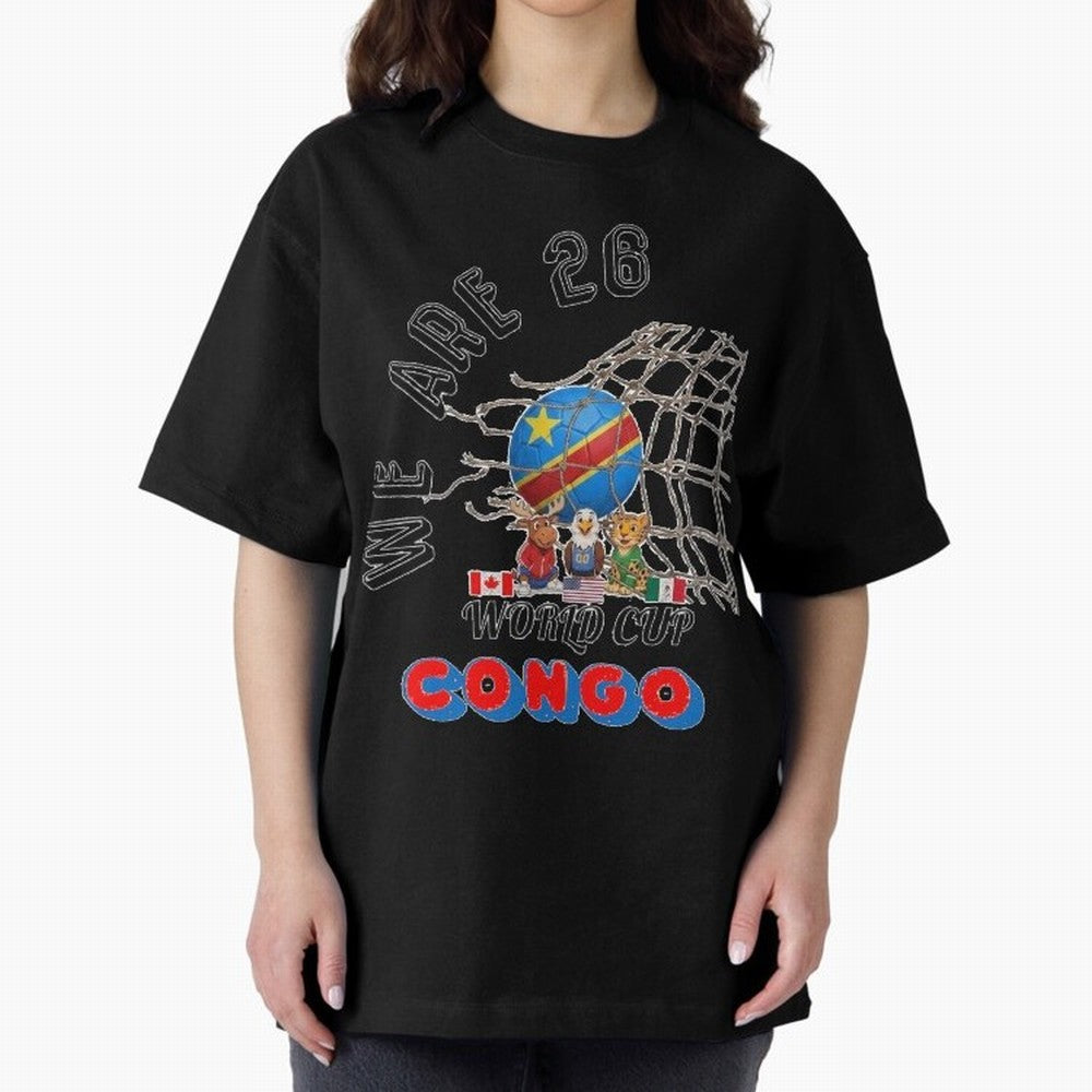 World cup 26 - Congo Classic T-Shirt Celebrate Soccer Greatness during Match Day Hype around FIFA World Cup 2026 Group Stage, Messi and Cristiano Ronaldo, Brazil, Portugal and Argentina, Retro Football Energy, Iconic Rivalries, Trophy Chase Drama