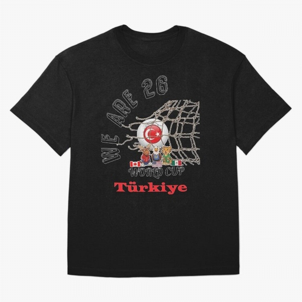 World cup 26 - Turkiye Classic T-Shirt Bring Match Day Fire to Global Football Passion for FIFA World Cup 2026 Group Stage, Celebrating CR7, Argentina and Brazil, Supporter Pride, Iconic Celebrations, Legendary Names and Global Match Day Energy;