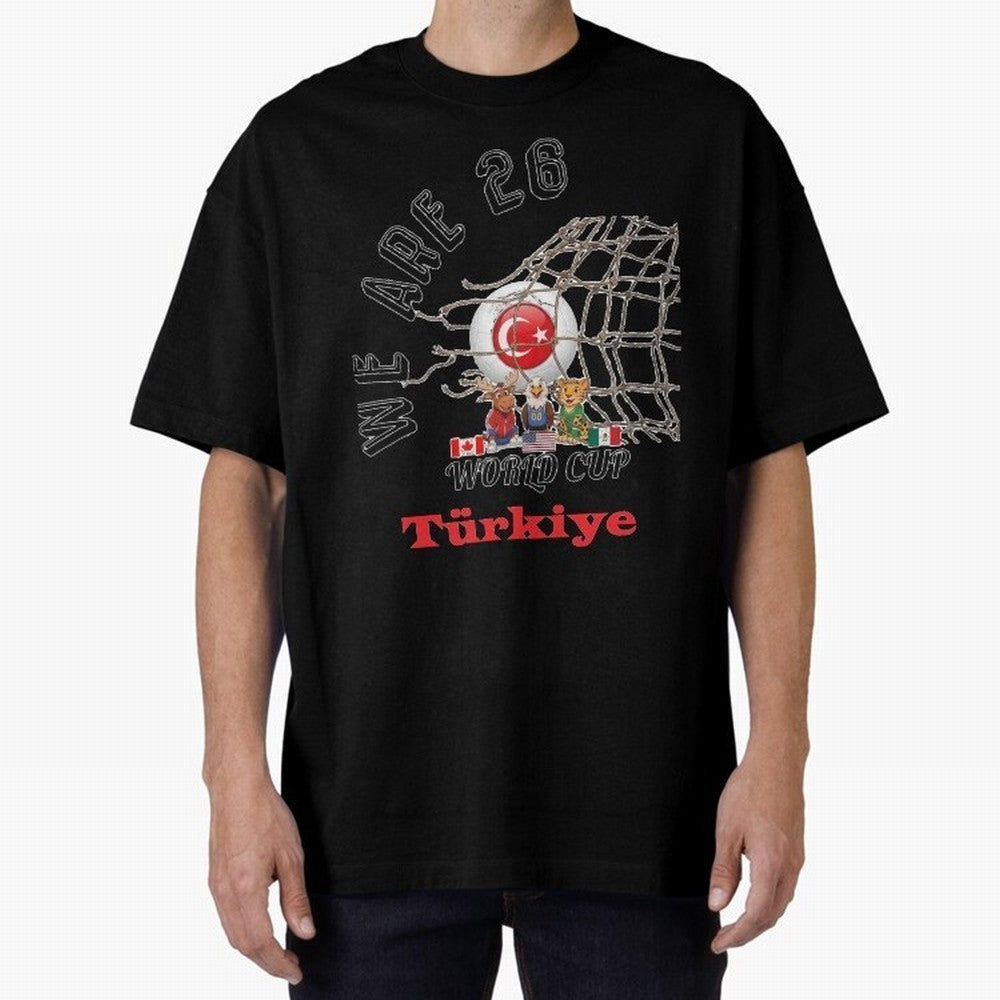 World cup 26 - Turkiye Classic T-Shirt Bring Match Day Fire to Global Football Passion for FIFA World Cup 2026 Group Stage, Celebrating CR7, Argentina and Brazil, Supporter Pride, Iconic Celebrations, Legendary Names and Global Match Day Energy;