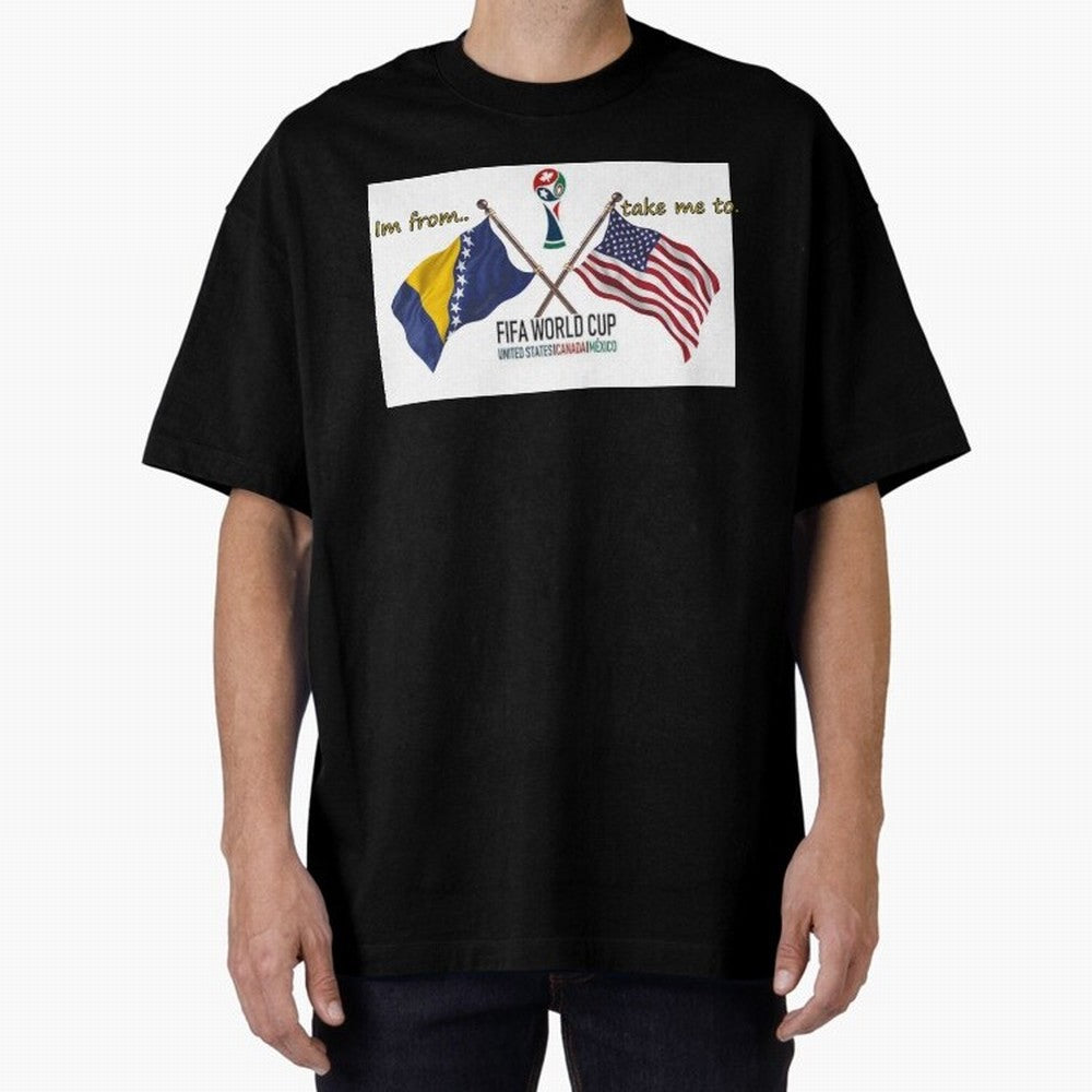 Bosnia and Herzegovina Classic T-Shirt Feel FIFA World Cup 2026 Group Stage Spirit, Driven by Portugal, Spain and Germany, CR7 and Messi, Tournament Hype, Historic Matchups, Family Viewing Parties and Global Sports Pride; Perfect for Supporters Who