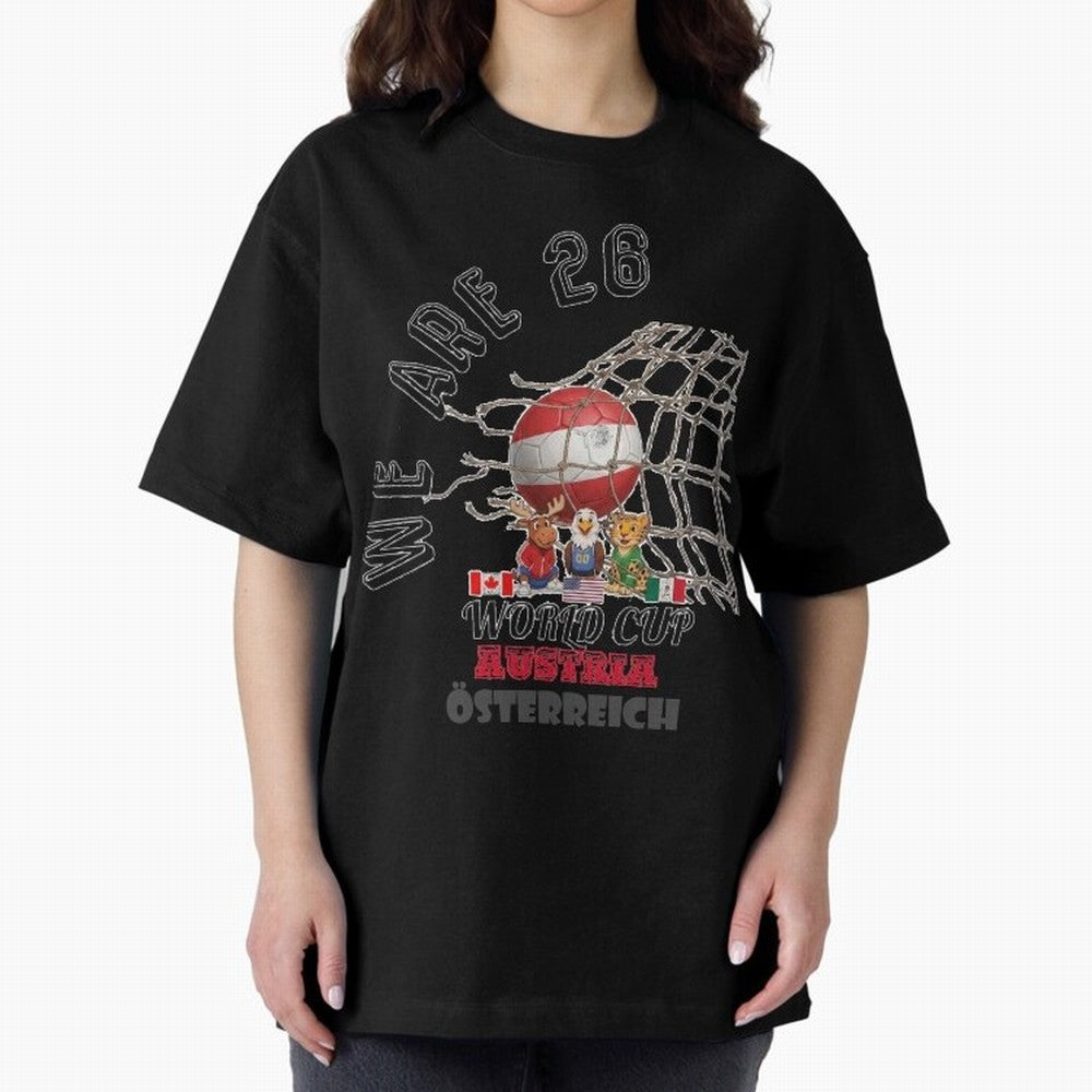 World cup 26 - Austria Classic T-Shirt Celebrate Supporters United by Match Day Hype around FIFA World Cup 2026, Messi, Neymar and Mbappe, Spain and Netherlands, Retro Football Energy, Iconic Rivalries, Trophy Chase Drama and Stadium Atmosphere;