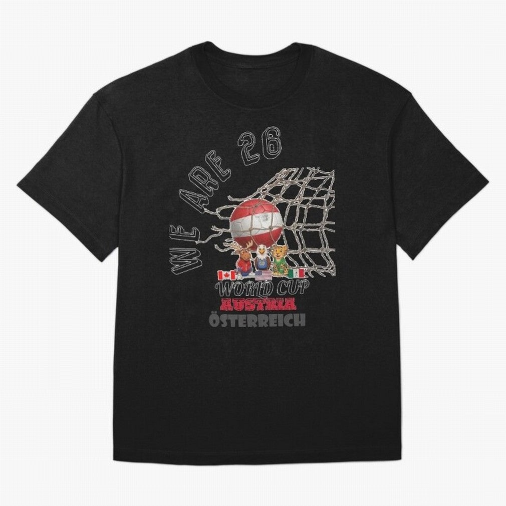 World cup 26 - Austria Classic T-Shirt Celebrate Supporters United by Match Day Hype around FIFA World Cup 2026, Messi, Neymar and Mbappe, Spain and Netherlands, Retro Football Energy, Iconic Rivalries, Trophy Chase Drama and Stadium Atmosphere;
