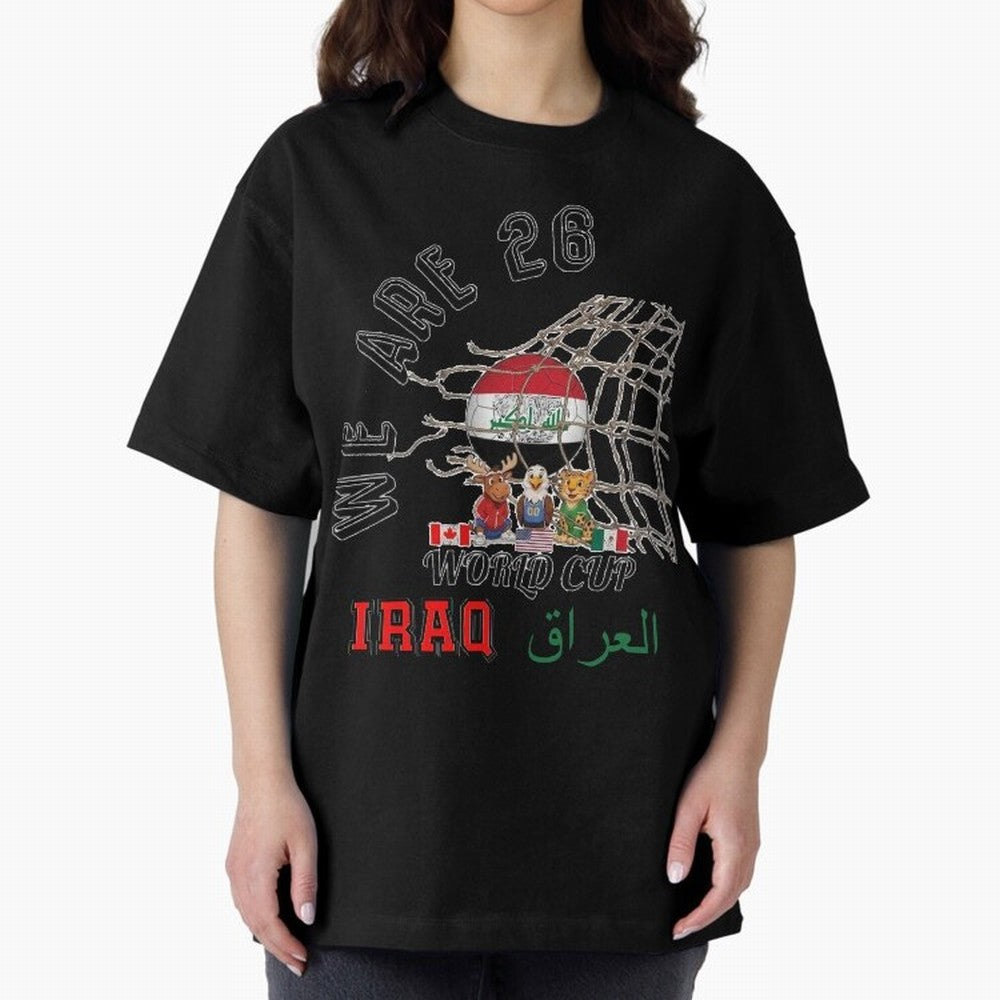 World cup 26 - Iraq Classic T-Shirt Represent the FIFA World Cup 2026 Group Stage Journey through Messi, CR7 and Mbappe Highlights, Germany Pride, Fan Favorite Moments, National Team Passion, Big Match Drama and Soccer History; Great for Supporters