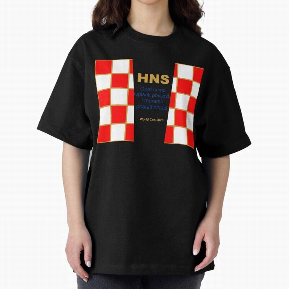Croatia jersey with motto gold Classic T-Shirt Honor the Football Icons of Global Football Passion for FIFA World Cup 2026 USA Canada Mexico, with Cristiano Ronaldo, Haaland and CR7, Portugal, Tournament Hype, Historic Matchups, Family Viewing
