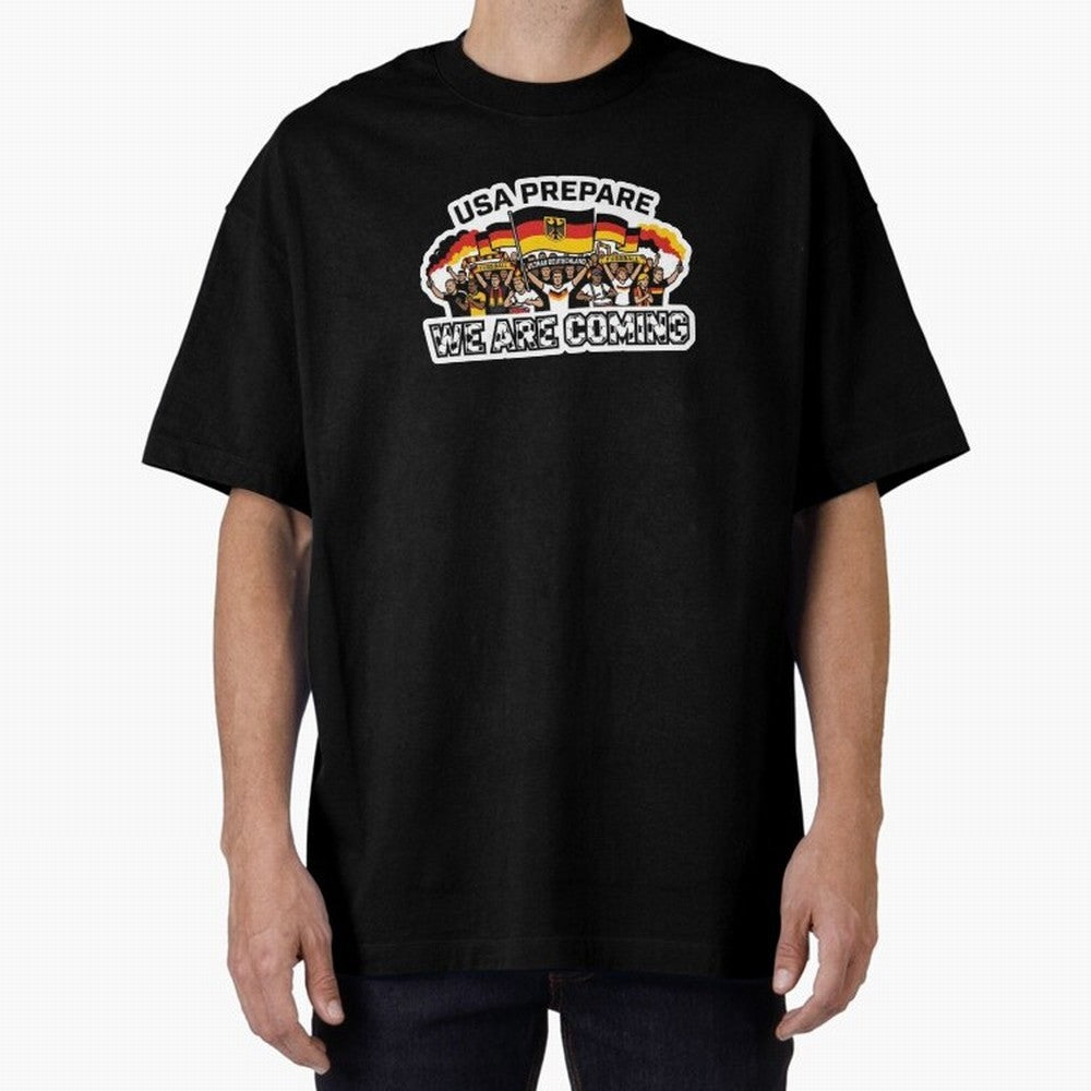 Germany Soccer Fans 2026 Sticker We Are Coming Classic T-Shirt Stand Out with Spirit from the FIFA World Cup 2026 Journey through Mbappe Highlights, Argentina Pride, Worldwide Fan Energy, Dramatic Goals, Stadium Lights and Championship
