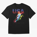 USA CAN MEX 26 Football Shirt | Color Splash International Fan Tee Classic T-Shirt Celebrate Rivalries and Pride in FIFA World Cup 2026 Group Stage Spirit, Centered on England, Messi and Cristiano Ronaldo, Global Supporter Spirit, Legendary Goals,