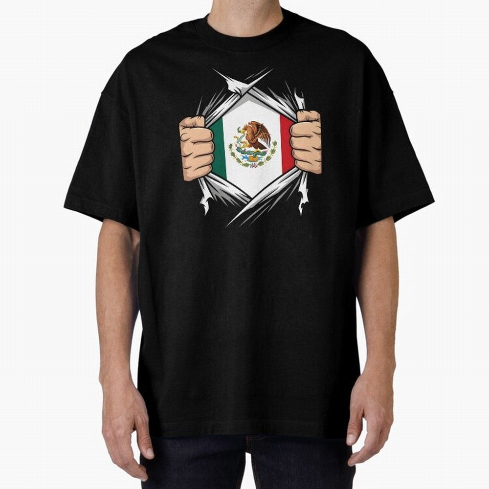 Mexico Flag Ripped Shirt Football Fan Classic T-Shirt Bring Global Tournament Vibes to FIFA World Cup 2026 Spirit, Highlighting England, Mbappe, Match Day Excitement, Supporter Culture, Golden Goals and Global Football Passion; Ideal for Passionate
