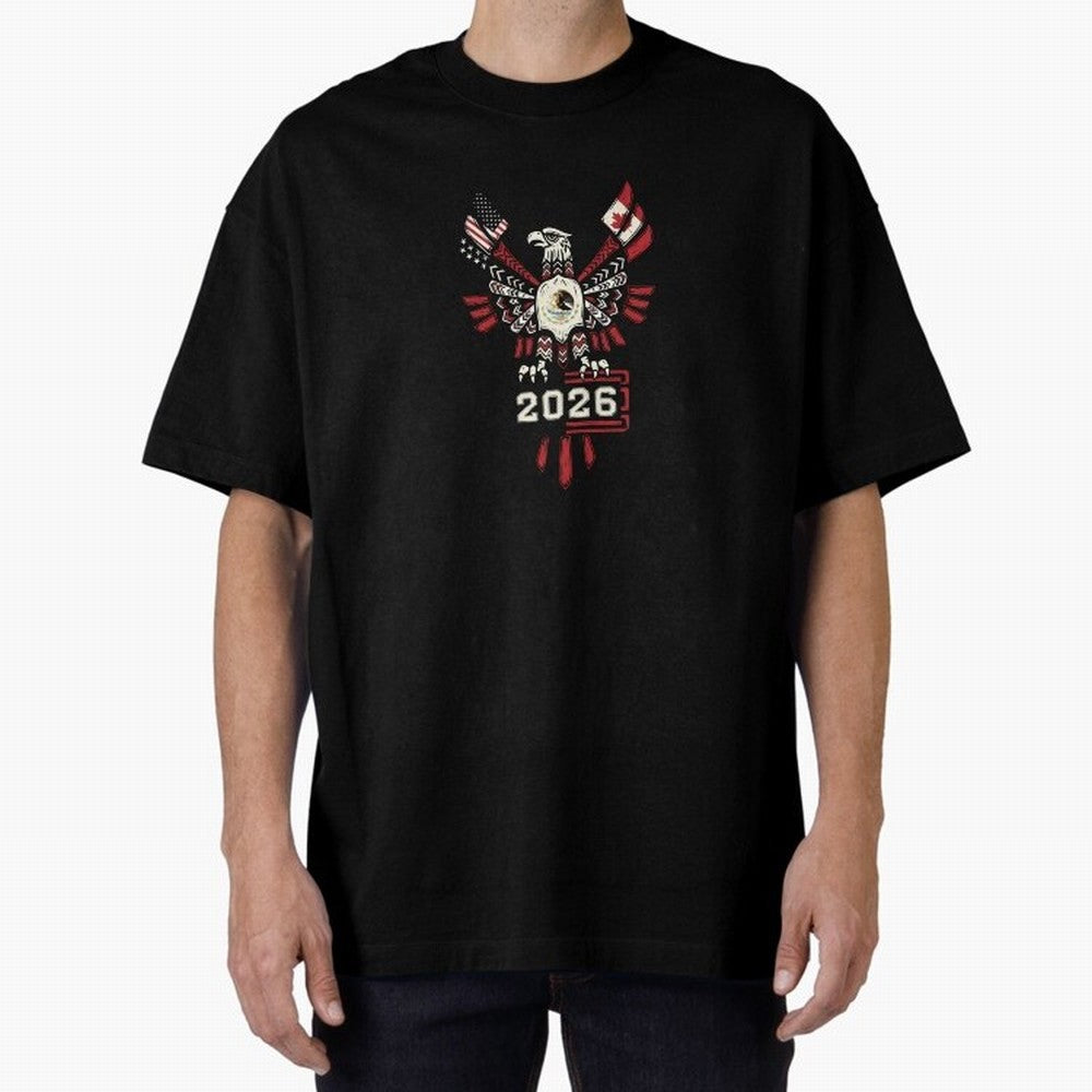 Rise of the North Eagle - Soccer Team Spirit 2026 T-Shirt_82784061 Classic T-Shirt Celebrate the Biggest Stage of FIFA World Cup 2026 for Fans of Messi, Neymar and Mbappe and Argentina, France and Brazil, Bringing Classic Soccer Heritage,