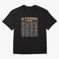 Sixteen Stadiums for 2026 World Cup Classic T-Shirt Turn Football Passion into Match Day Hype around FIFA World Cup 2026 USA Canada Mexico, CR7, Portugal, Football History, Final Match Energy, Crowd Noise and Once in a Lifetime Moments; Created for