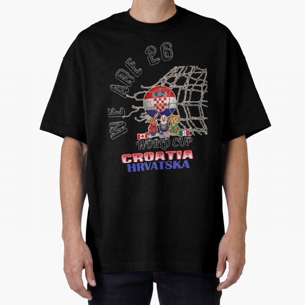 World cup 26 - Croatia Classic T-Shirt Bring Global Tournament Vibes to the FIFA World Cup 2026 Group Stage Journey through Messi, CR7 and Mbappe Highlights, England, France and Netherlands Pride, Championship Spirit, Famous Goals, Roaring Crowds