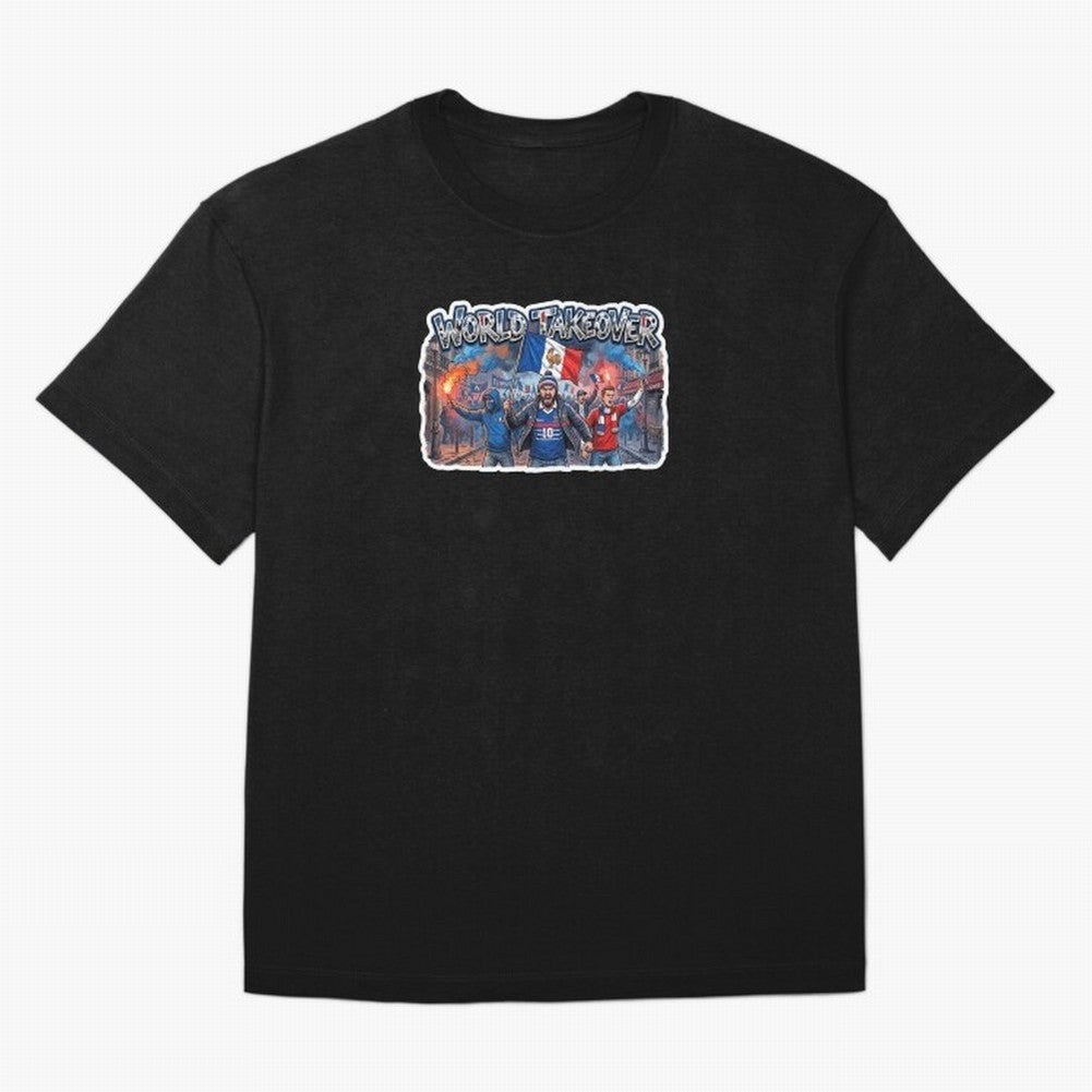 France Soccer Fans Street Power Sticker 2026 Football Supporters Classic T-Shirt Remember FIFA World Cup 2026 USA Canada Mexico for Fans of Messi, CR7 and Mbappe and Argentina and Brazil, Bringing Vintage Soccer Flavor, Modern Football Stars,