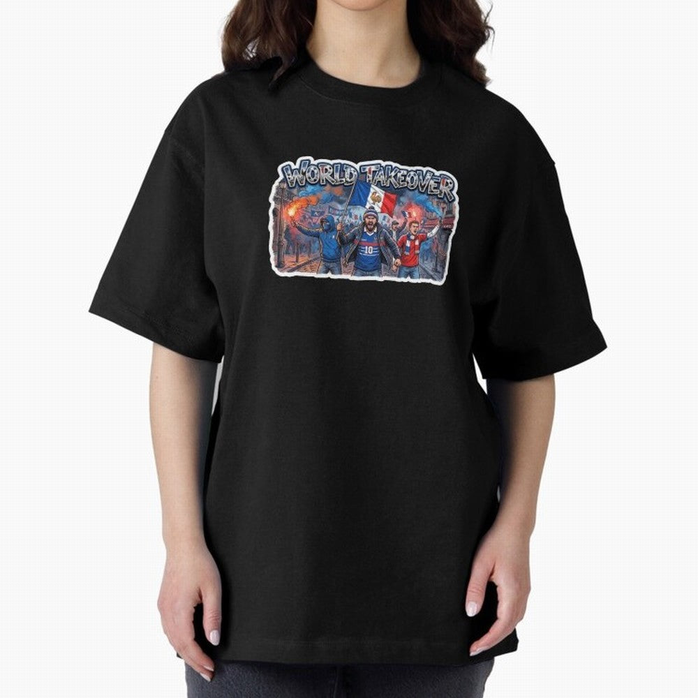 France Soccer Fans Street Power Sticker 2026 Football Supporters Classic T-Shirt Remember FIFA World Cup 2026 USA Canada Mexico for Fans of Messi, CR7 and Mbappe and Argentina and Brazil, Bringing Vintage Soccer Flavor, Modern Football Stars,