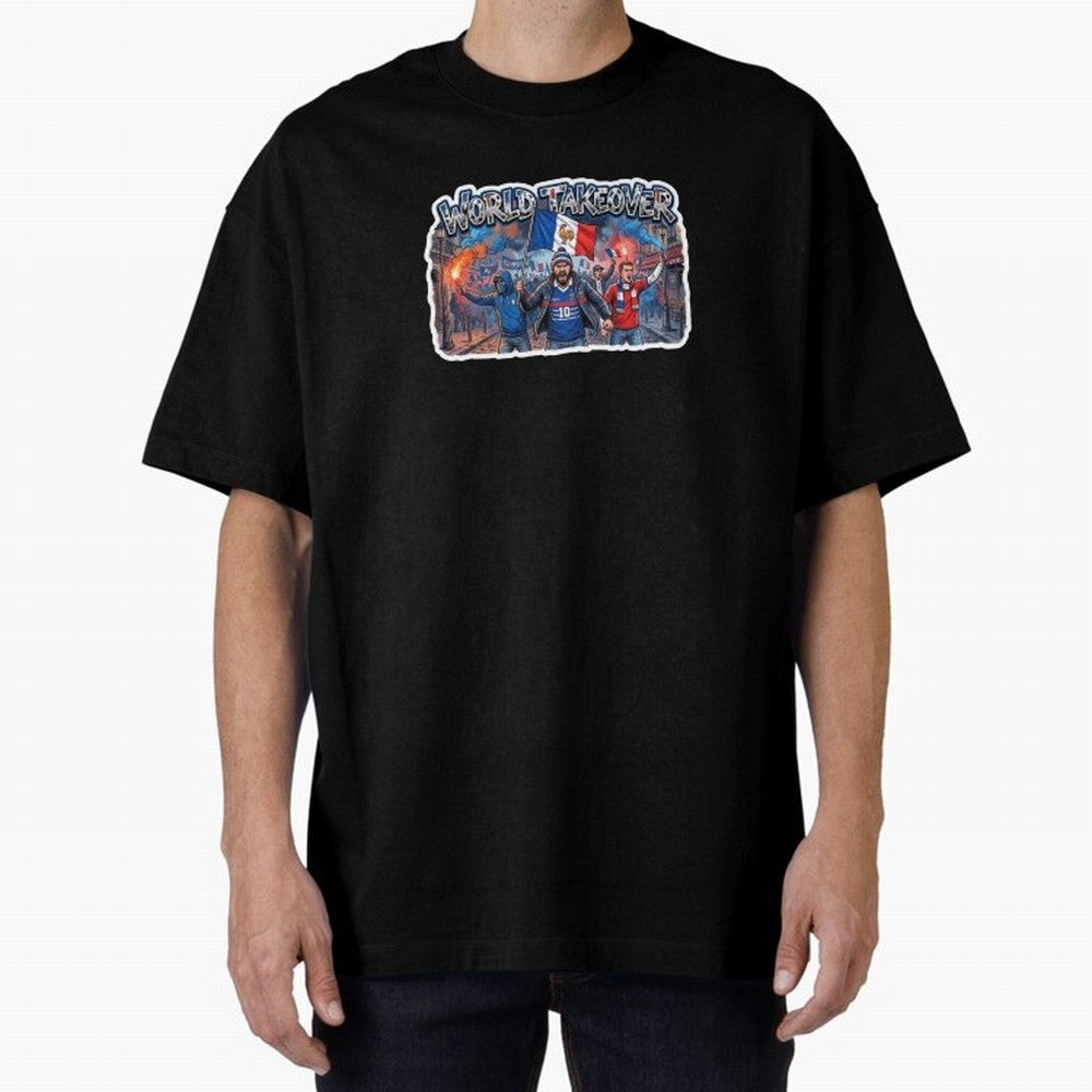 France Soccer Fans Street Power Sticker 2026 Football Supporters Classic T-Shirt Remember FIFA World Cup 2026 USA Canada Mexico for Fans of Messi, CR7 and Mbappe and Argentina and Brazil, Bringing Vintage Soccer Flavor, Modern Football Stars,