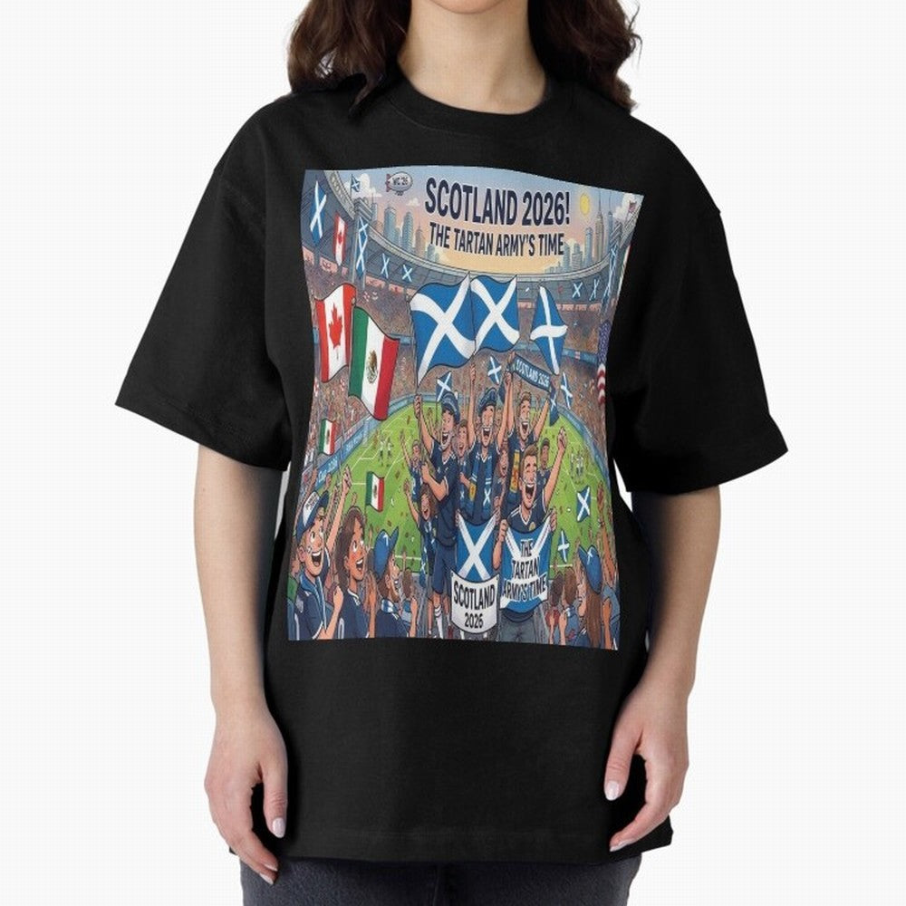 Scotland World Cup 2026 - Stadium Classic T-Shirt Treasure Global Football Passion for FIFA World Cup 2026 USA Canada Mexico, Built around Messi, Portugal, Spain and Germany, Football Passion, Legendary Performances, Festival Vibes and Supporter