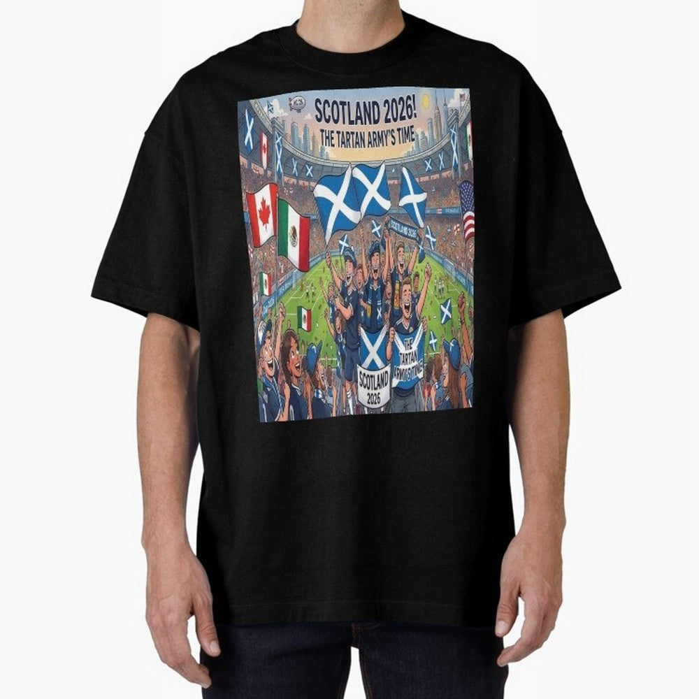 Scotland World Cup 2026 - Stadium Classic T-Shirt Treasure Global Football Passion for FIFA World Cup 2026 USA Canada Mexico, Built around Messi, Portugal, Spain and Germany, Football Passion, Legendary Performances, Festival Vibes and Supporter