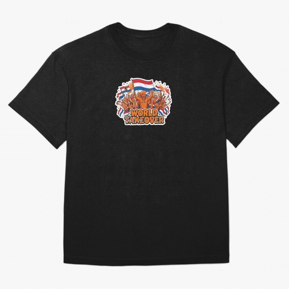 Netherlands Soccer Fans Orange Power Sticker 2026 Football Supporters Classic T-Shirt Honor Champions and Dreams in FIFA World Cup 2026 Group Stage Inspired by Messi, CR7 and Mbappe, Brazil, Portugal and Argentina Energy, Game Day Rituals, Football