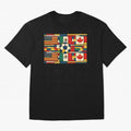 North American Football Flags World Cup Inspired Classic T-Shirt Relive FIFA World Cup 2026 Connected to Messi, CR7 and Mbappe, France and Portugal Energy, Champion Mindset, Group Stage Buzz, Knockout Tension and Passionate Fan Culture; Ideal for