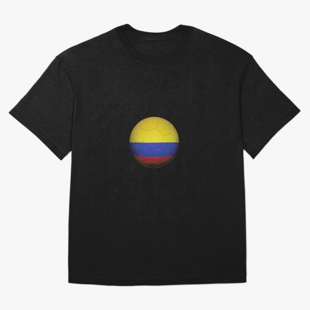 Colombia Ball Classic T-Shirt Enjoy the Biggest Football Party of FIFA World Cup 2026 Group Stage with Neymar, France Energy, Football History, Final Match Energy, Crowd Noise and Once in a Lifetime Moments; Ideal for Football Dads, Football Moms,