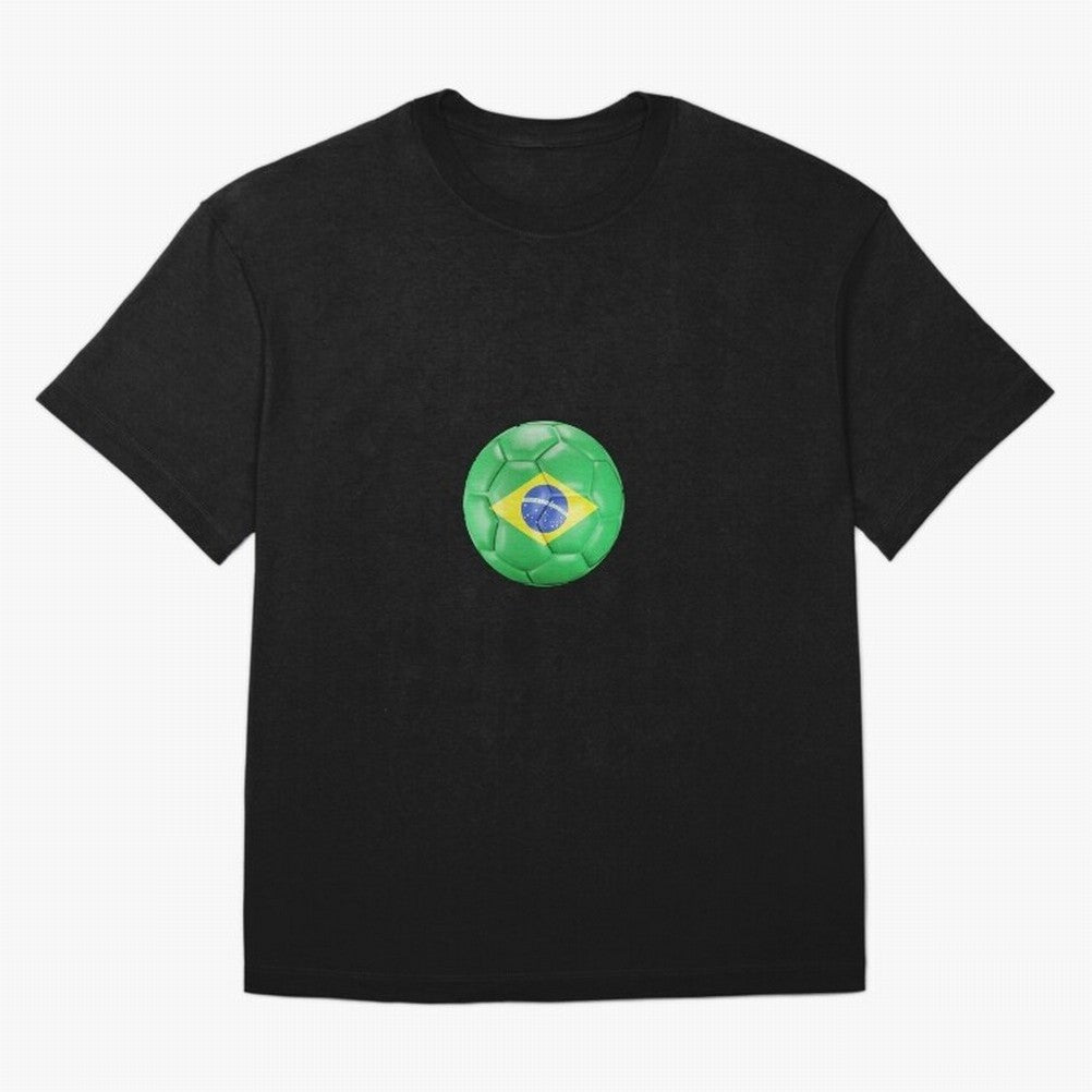 Brazil Classic T-Shirt Support FIFA World Cup 2026 Spirit, Connected to France and Portugal, Neymar, Haaland and Cristiano Ronaldo, Soccer Culture, Superstar Moments, National Team Dreams and Competitive Fire; Ideal for Passionate Fans Who Love