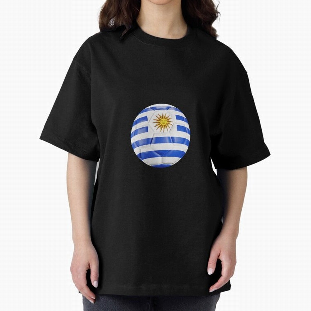 Uruguay Ball Classic T-Shirt Turn Football Passion into Match Day Hype around FIFA World Cup 2026 USA Canada Mexico, Haaland, England and Germany, Match Day Excitement, Supporter Culture, Golden Goals and Global Football Passion; Ideal for Football