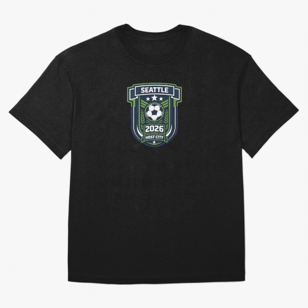 Seattle Host City World Cup 2026 Classic T-Shirt Show Up for the Glory of FIFA World Cup 2026 USA Canada Mexico Spirit, Inspired by Netherlands, Mbappe, Soccer Culture, Superstar Moments, National Team Dreams and Competitive Fire; Perfect for