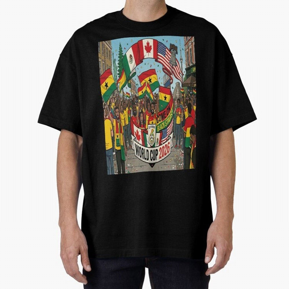 Ghana World Cup 2026 Classic T-Shirt Celebrate Rivalries and Pride in Match Day Hype around FIFA World Cup 2026 Group Stage, Mbappe and Neymar, Brazil, Sports Nostalgia, International Competition, Famous Players and Unforgettable Victories; Ideal