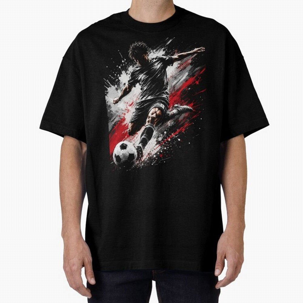 Football player Classic T-Shirt Show Championship Spirit for FIFA World Cup 2026 USA Canada Mexico for Fans of Messi and Cristiano Ronaldo and Portugal, Spain and Germany, Bringing Football Festival Excitement, Trophy Ambitions, Country Rivalries