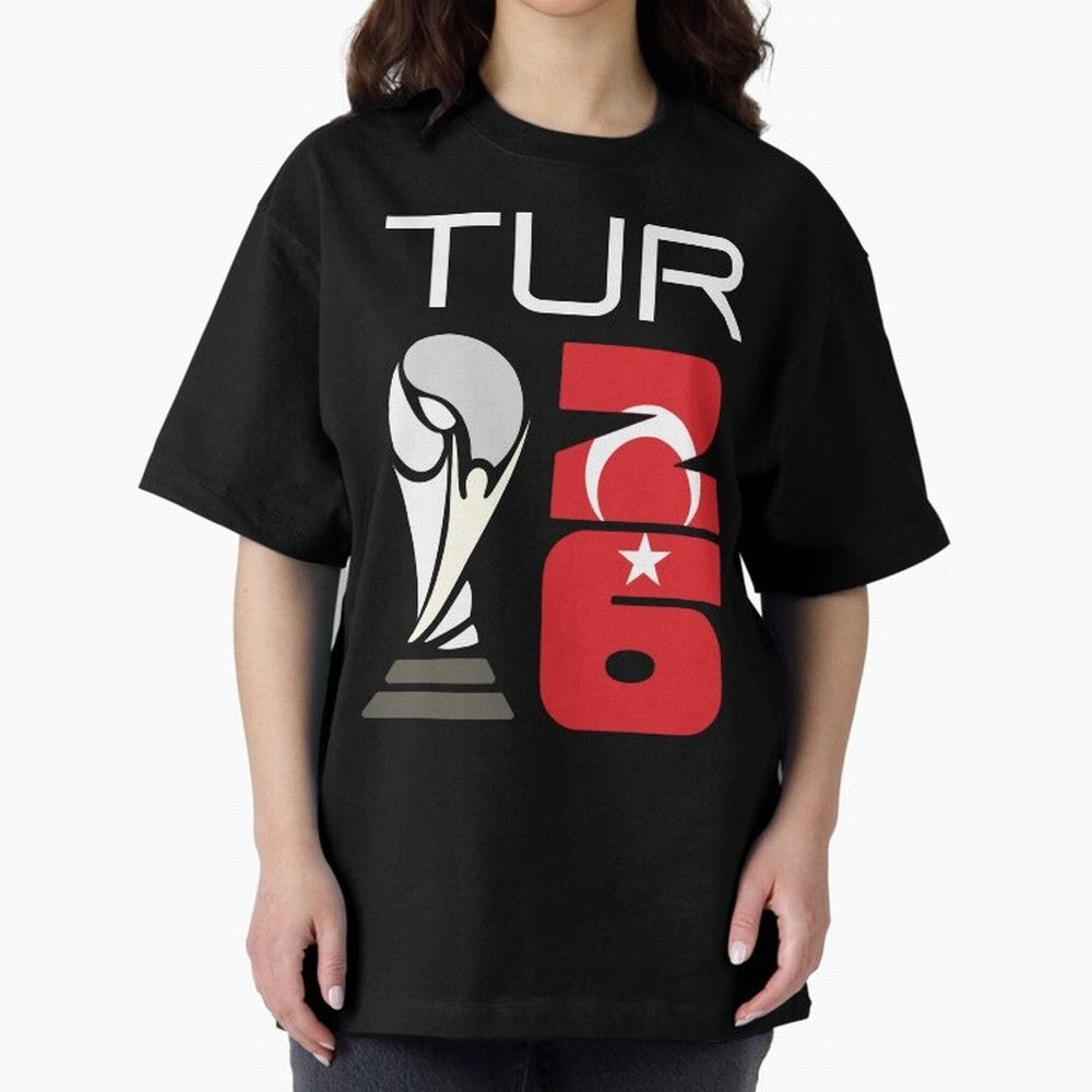 Turkey 2026 Soccer World Cup Trophy Turkish Flag Design Classic T-Shirt Feel the Roar of FIFA World Cup 2026 Group Stage Featuring Neymar, Brazil, Portugal and Argentina Energy, Game Day Rituals, Football Legends, Country Pride and the Road to the