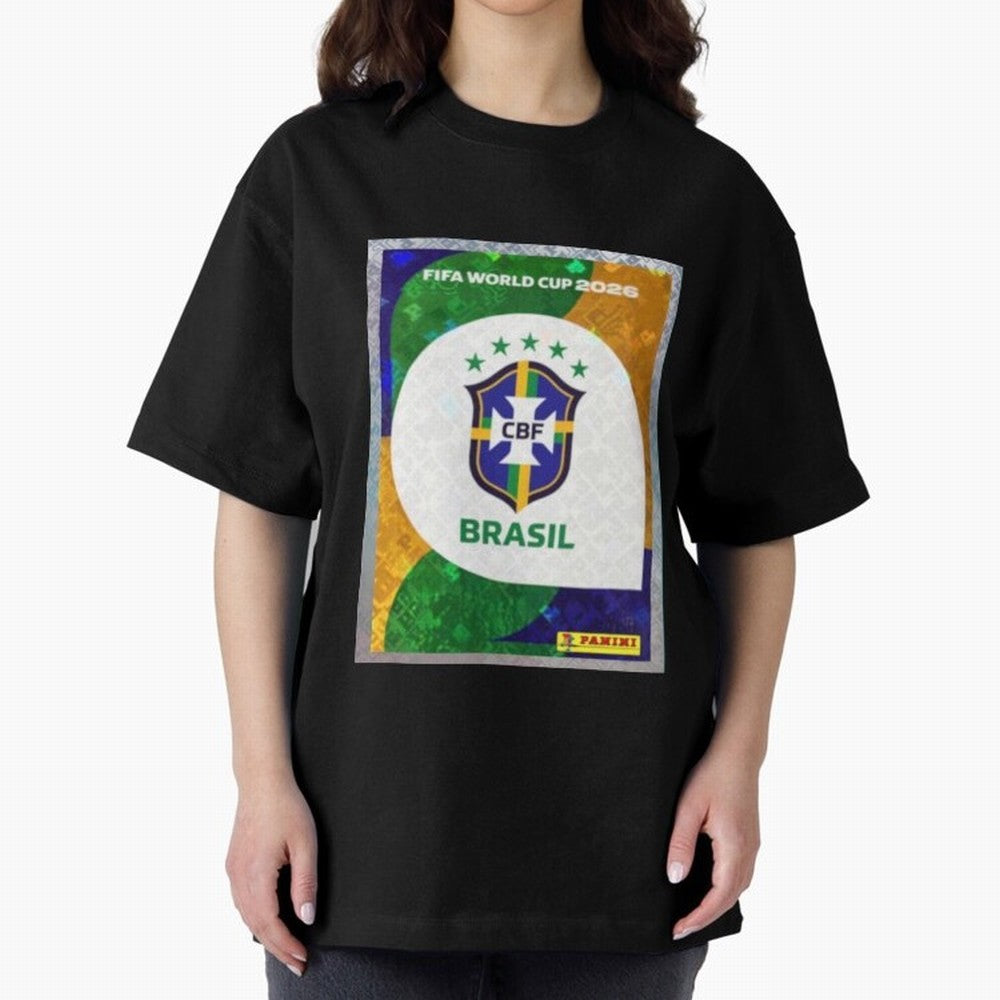 STICKER BRAZIL WORLD CUP 2026 Classic T-Shirt Share FIFA World Cup 2026 USA Canada Mexico with Haaland and Mbappe, Argentina Energy, Game Day Rituals, Football Legends, Country Pride and the Road to the Final; Perfect for Fans, Collectors, Family