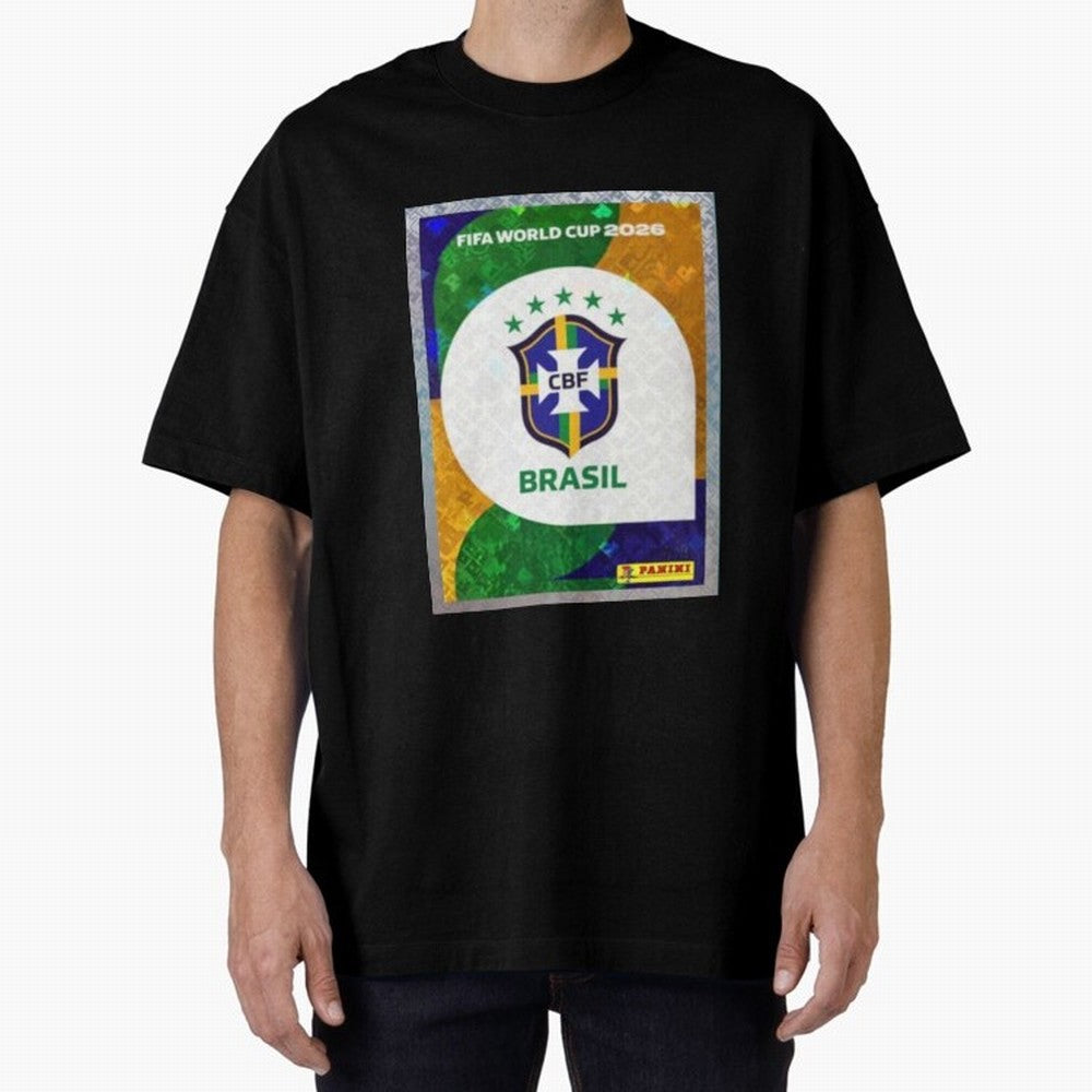 STICKER BRAZIL WORLD CUP 2026 Classic T-Shirt Share FIFA World Cup 2026 USA Canada Mexico with Haaland and Mbappe, Argentina Energy, Game Day Rituals, Football Legends, Country Pride and the Road to the Final; Perfect for Fans, Collectors, Family