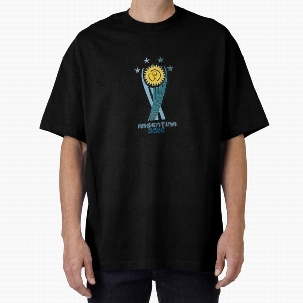 Argentina 2026 Football World Cup Emblem T-Shirt Classic T-Shirt Bring Legendary Rivalry Energy to FIFA World Cup 2026 for Fans of Messi and France and Portugal, Bringing Global Supporter Spirit, Legendary Goals, National Colors and Tournament